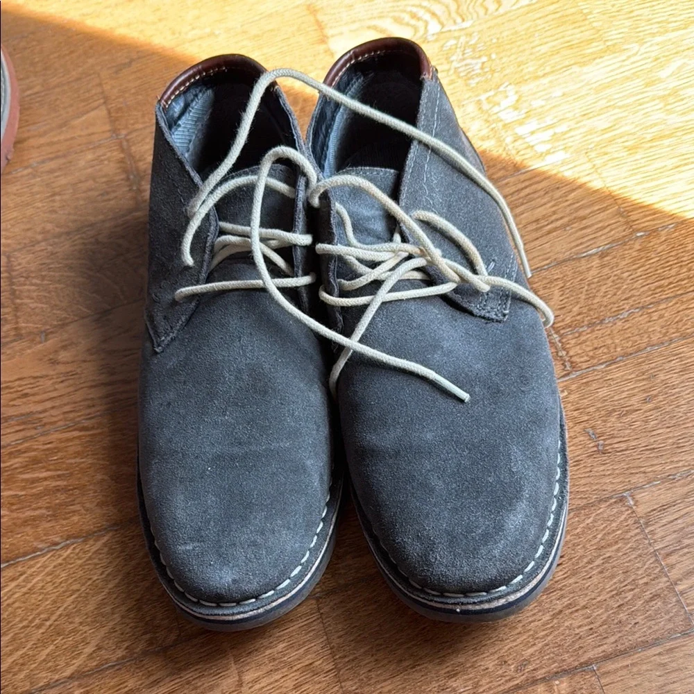Kenneth Cole Reaction Men's Gray Suede Desert Shoes